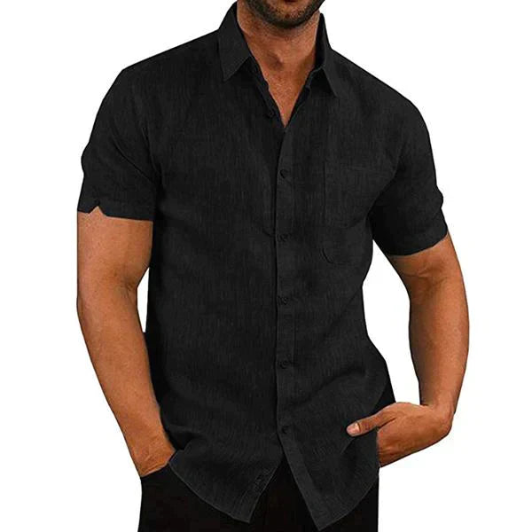 George - Camisa de lino para hombre