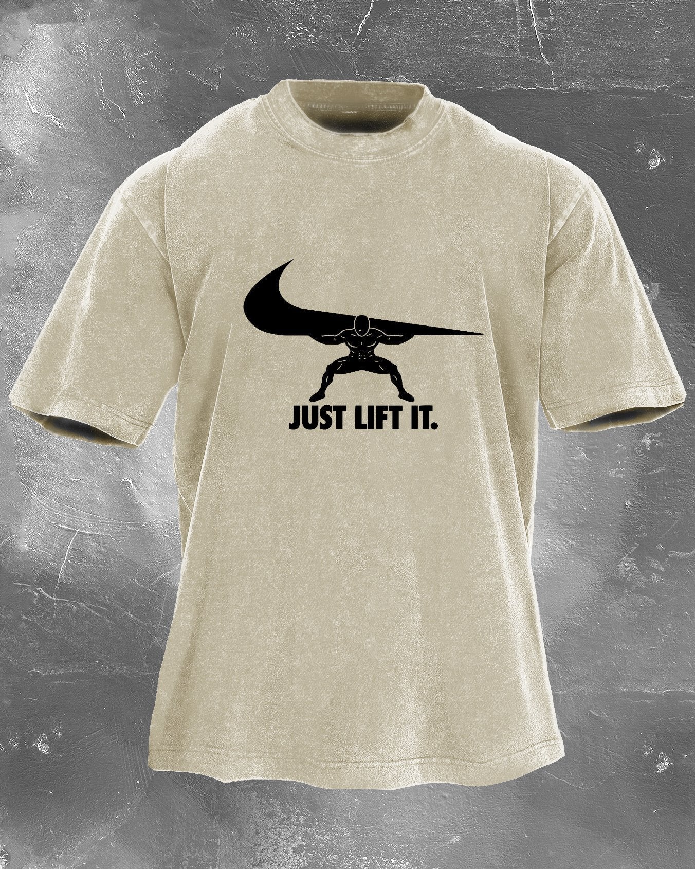 JUST LIFT IT WASHED T-SHIRT