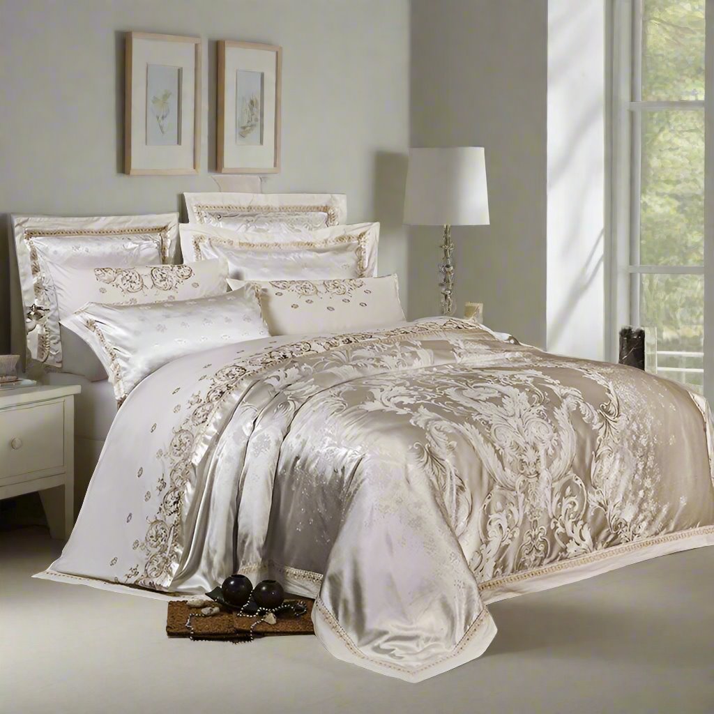 Laroux Luxury Jacquard Dynetrekk sett