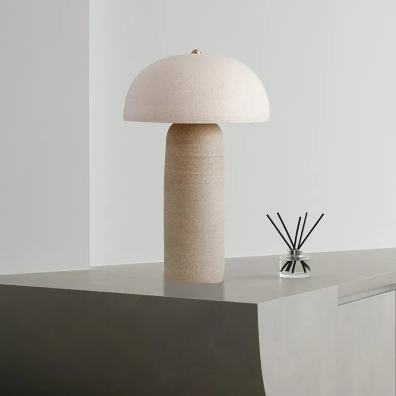 Porter Mushroom Antik Bordslampa