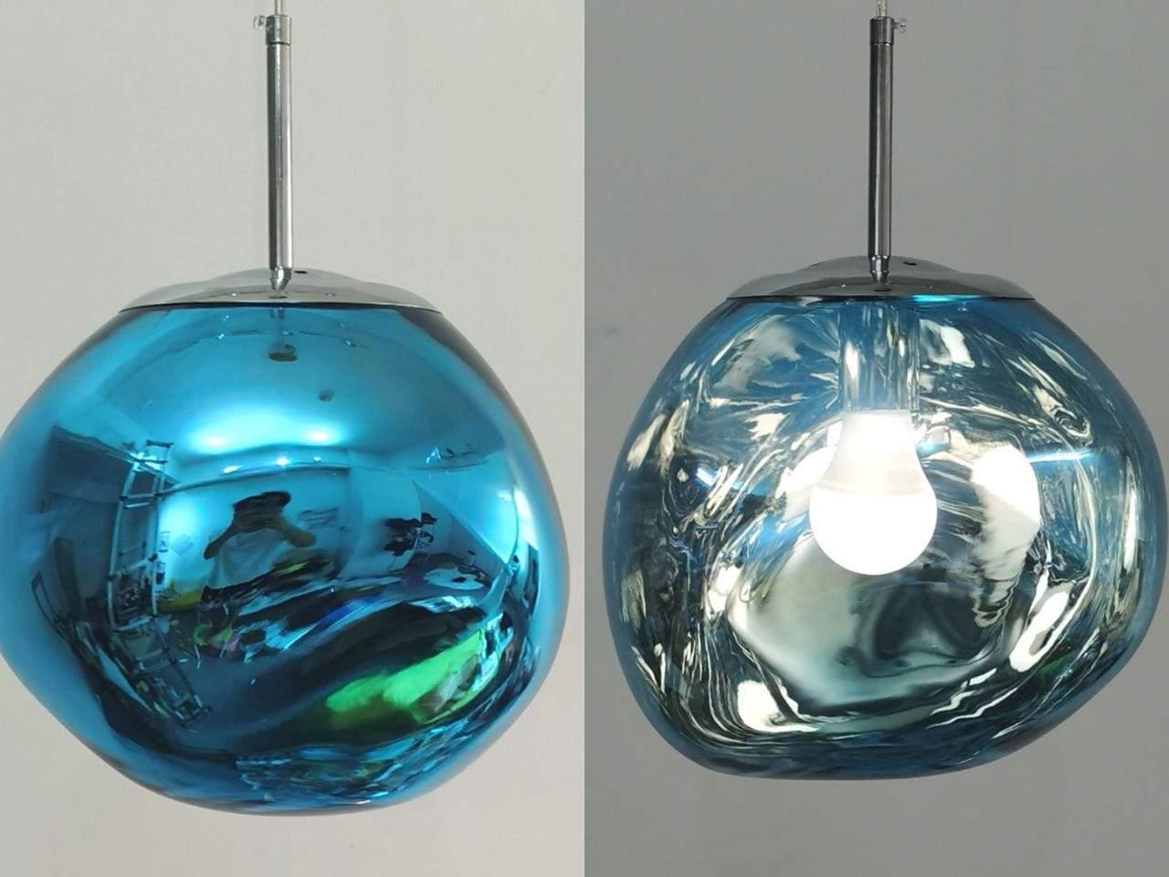 Lampe d'éclairage suspendue en forme de boule de lave Lust