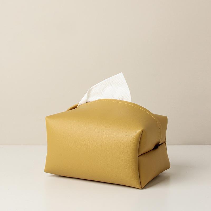 Elite Colored Leather Tissue Box