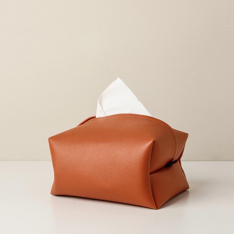 Elite Colored Leather Tissue Box