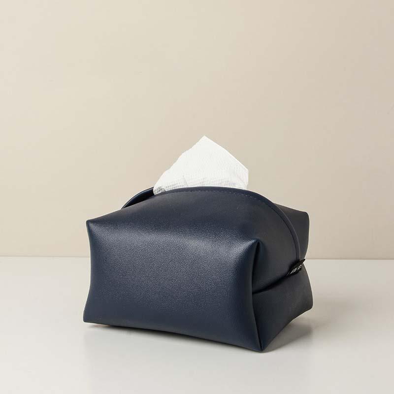 Elite Colored Leather Tissue Box