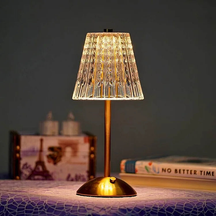 CrystalBeam – Lampe de table sans fil