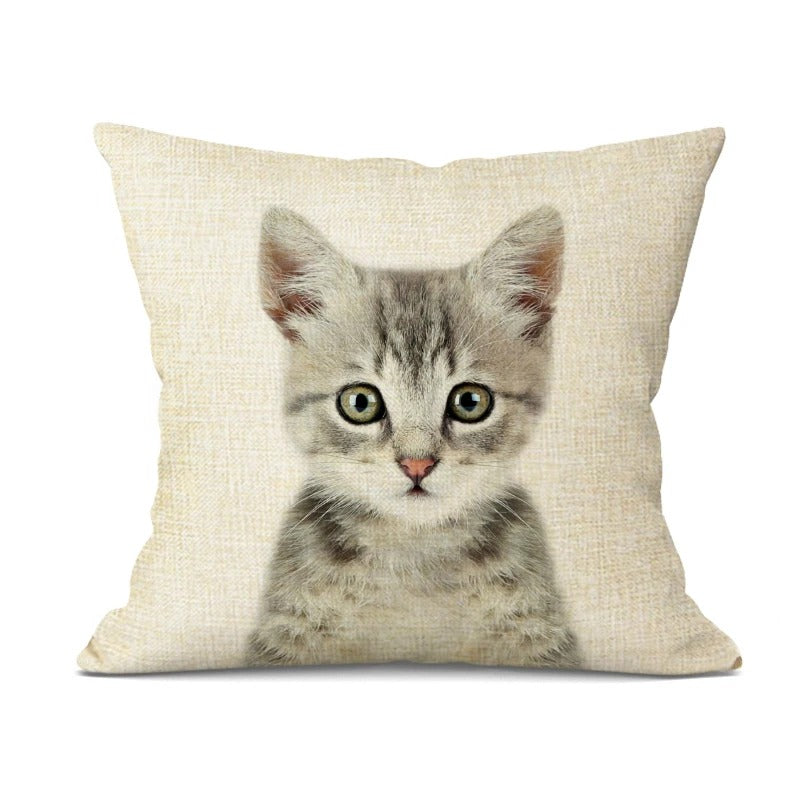 Cute Baby Animal Cushion Cover – Cheerful Nursery Decoration