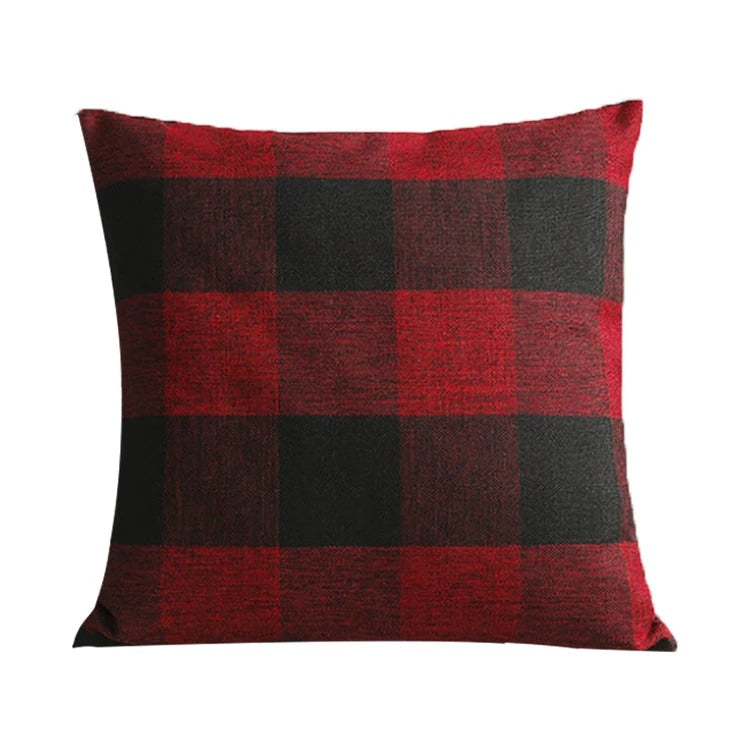 Housse de coussin Buffalo Plaid – Ambiance automnale parfaite pour votre maison