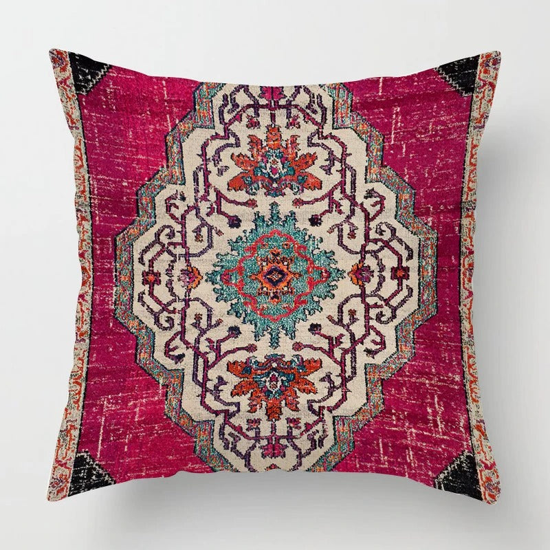 Housse de coussin à motif ethnique marocain – Décoration d'intérieur exquise pour chaque pièce