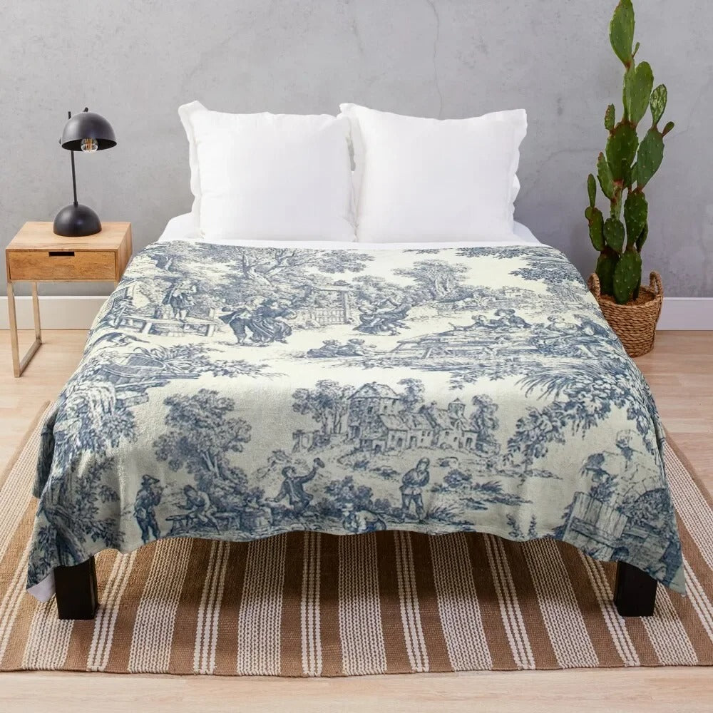 Toile de Jouy Numero 2 – Coperte decorative e rivestimenti per divani