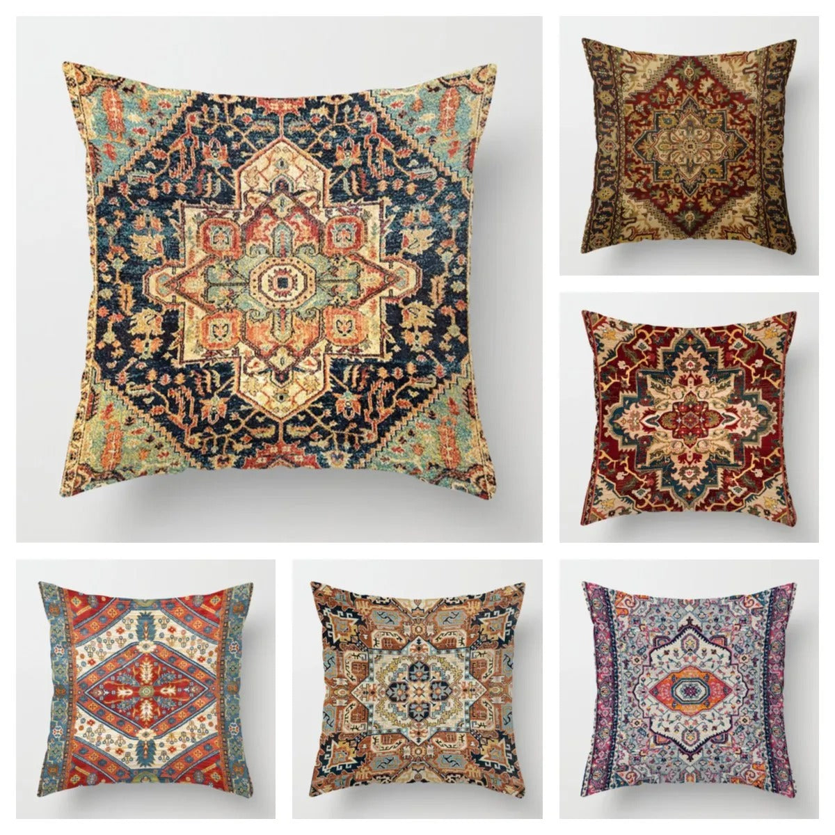 Housse de coussin à motif ethnique marocain – Décoration d'intérieur exquise pour chaque pièce