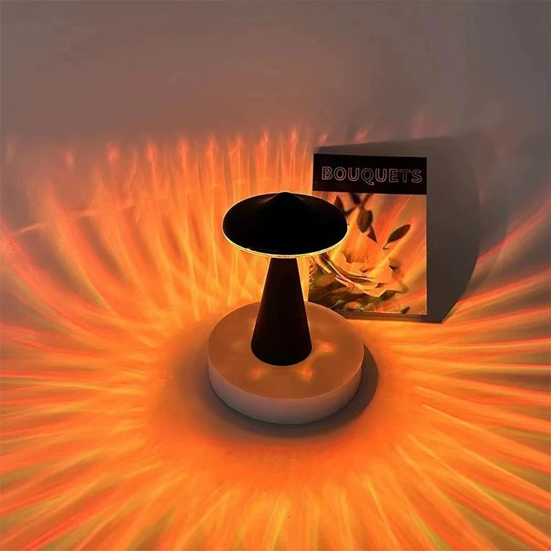 LED Mushroom Bordslampa - USB Dimbar Touch