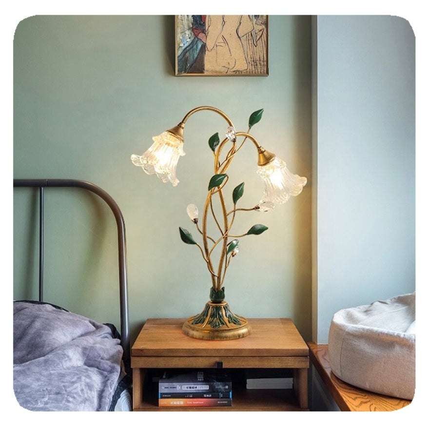 BloomGlow – Floral Table Lamp