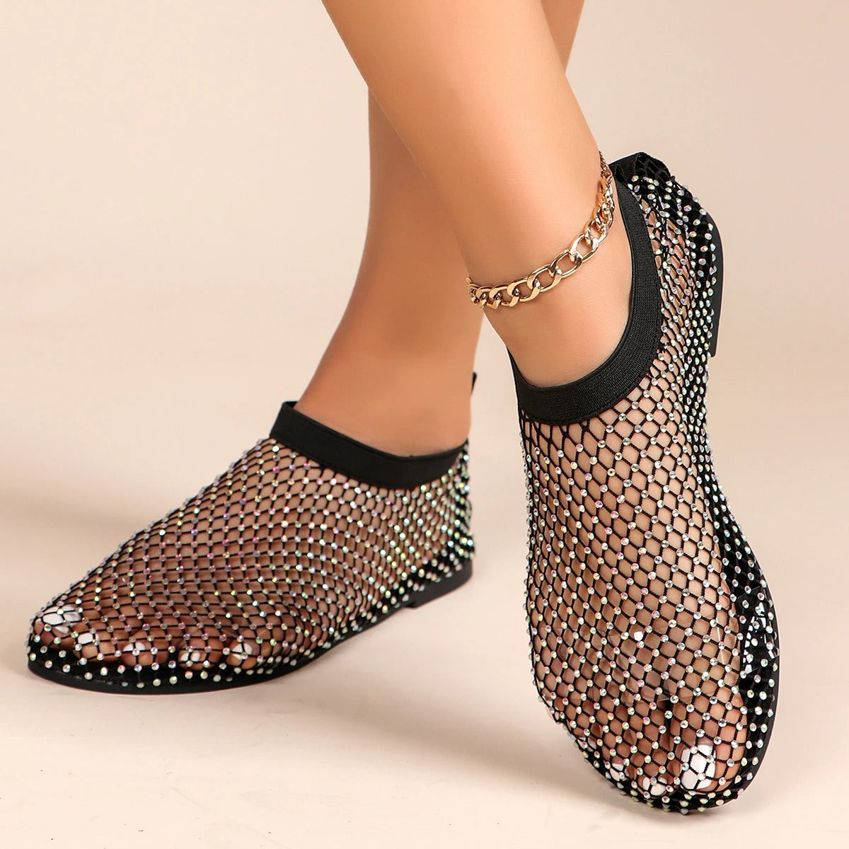 Monaco Mesh Flats-schoenen