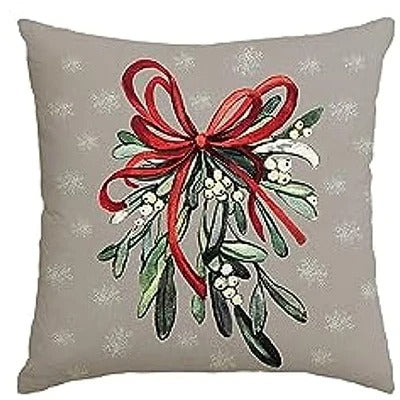 Colorful Christmas Cushion Cover – 'Merry Christmas Tree' & 'Hello Winter' Design