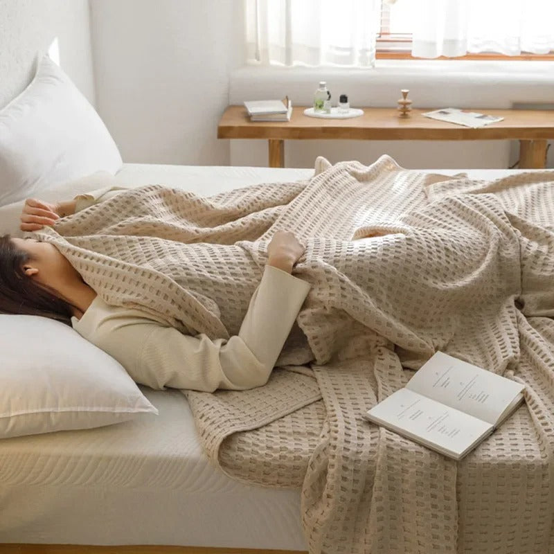 Zomerhanddoekdekbed – multifunctionele deken voor thuis en buiten