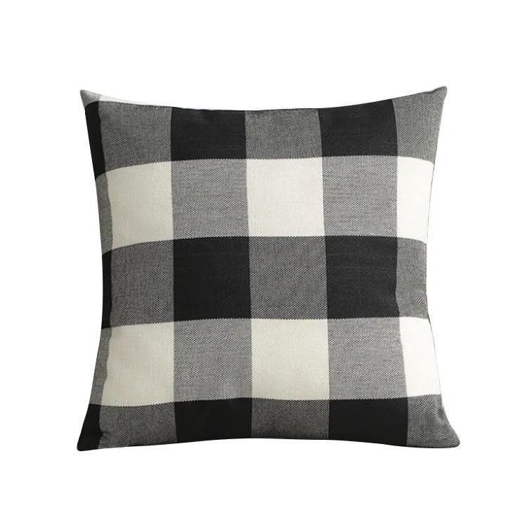 Housse de coussin Buffalo Plaid – Ambiance automnale parfaite pour votre maison