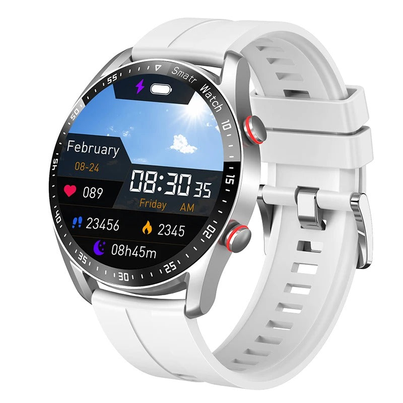 Active Men's Smartwatch – Elegant Design with Bluetooth Fitness Tracking