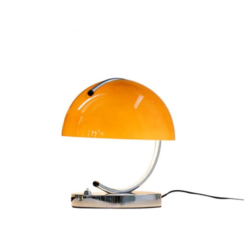 Lampe de bureau en verre au design danois - Éclairage moderne en forme de champignon