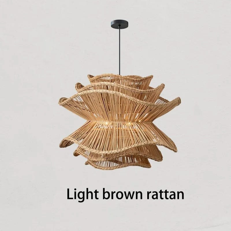 Lampadario in rattan Samara