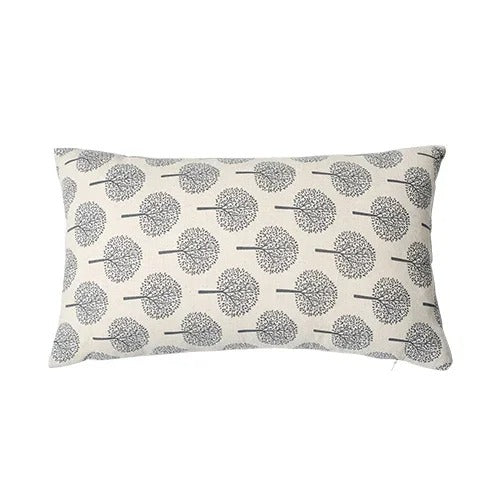 Linen Cushion Cover with Textile Print – For Living Room & Bedroom