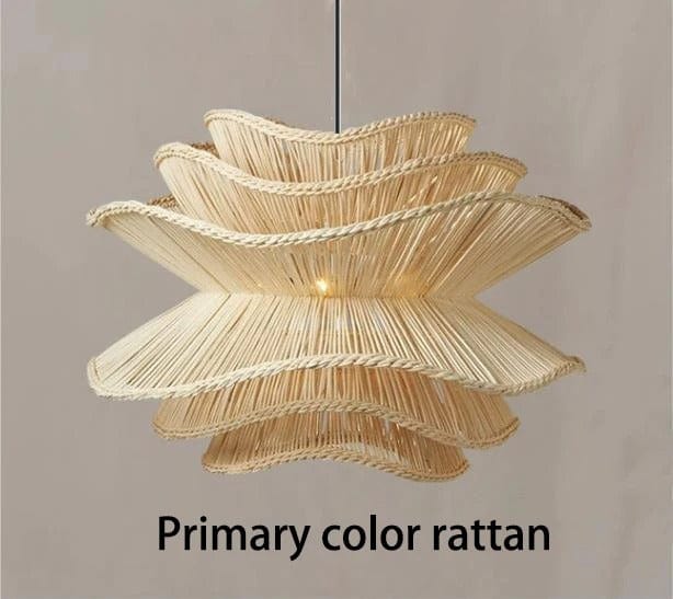 Lampadario in rattan Samara