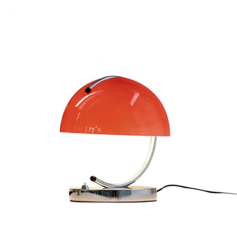 Glazen bureaulamp van Deens design - Moderne paddenstoelvormige verlichting