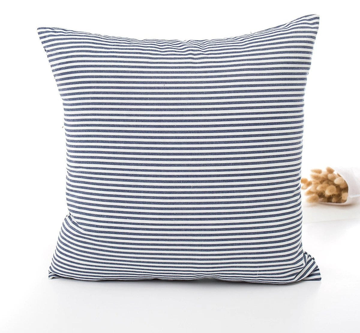 Housse de coussin à carreaux – Coton/Polyester