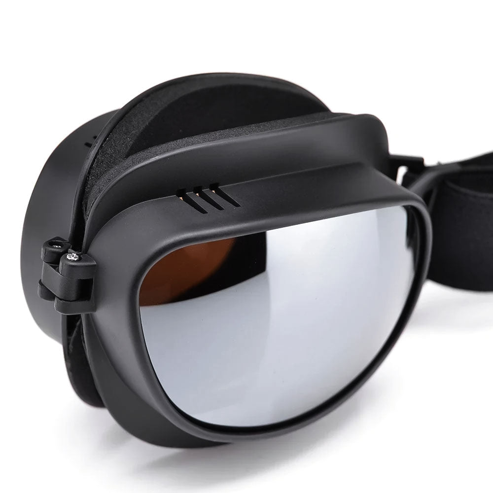 Vintage winddichte Motorradbrille