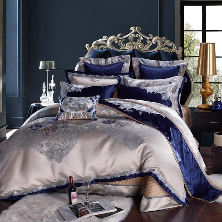 Majestic Blue Duvet Cover Set (1000 TC)