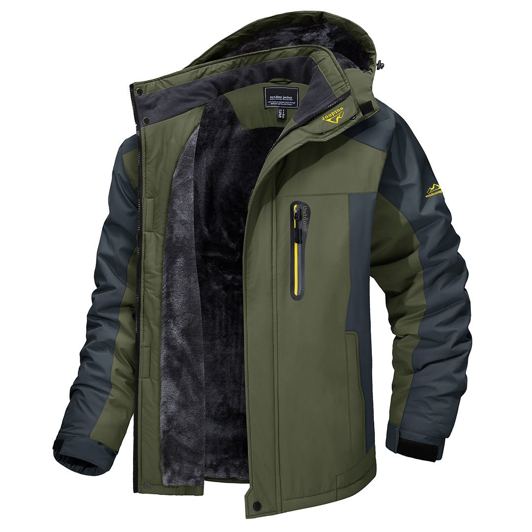 Elowin - Windbreaker and waterproof jacket: Outdoor Warm Coat