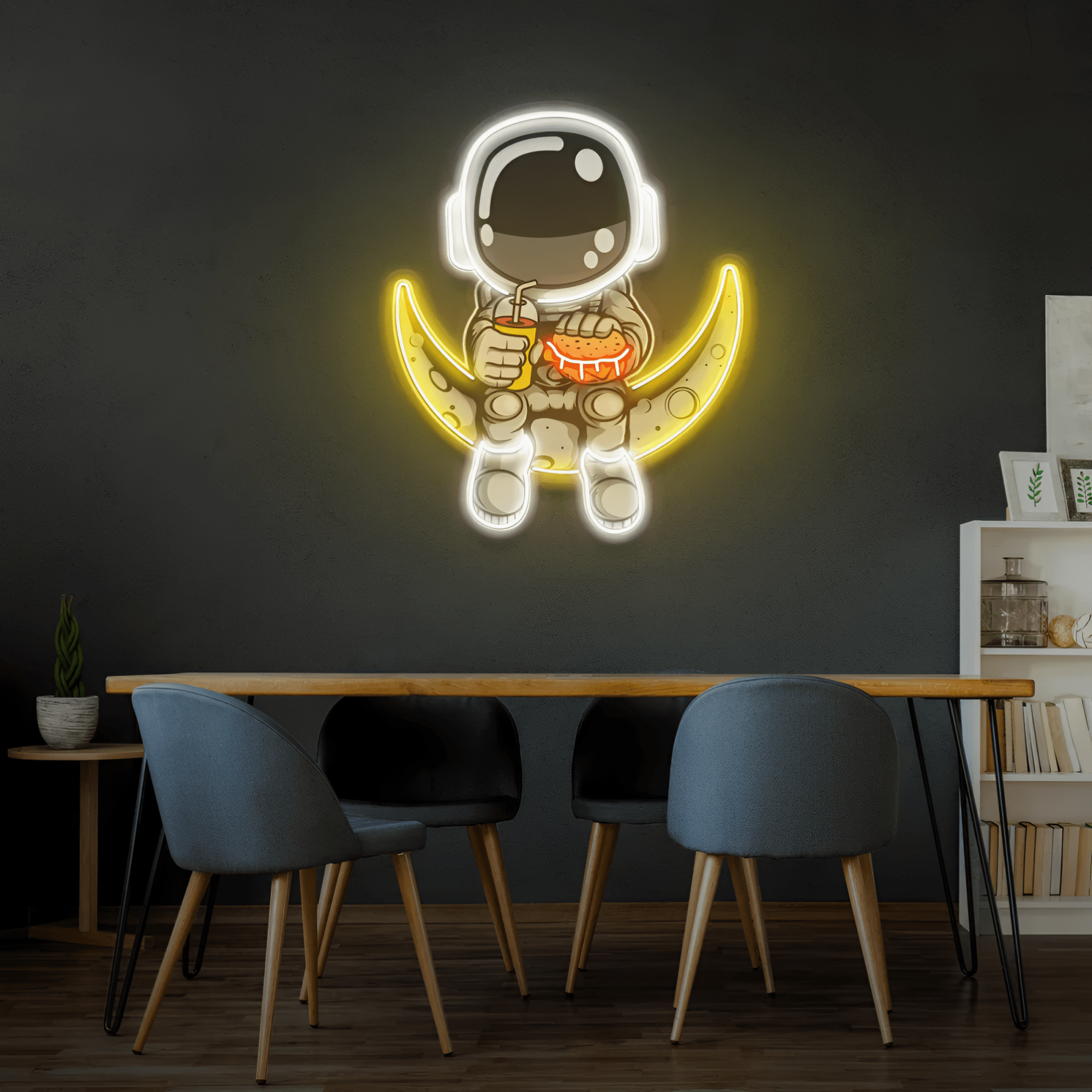 MOONLIT MUNCHIES | NEON ART