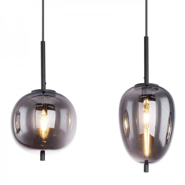 NoirLuxe - Lampe à suspension aux styles différents