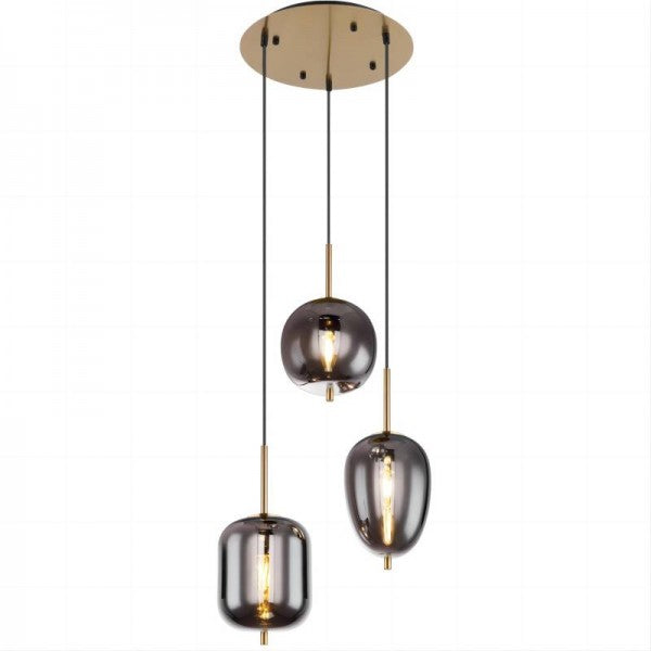 NoirLuxe - Lampe à suspension aux styles différents