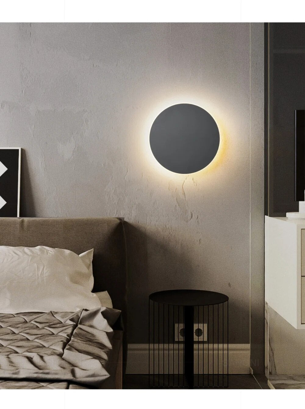 Sleeksphere - Rund LED-vegglampe