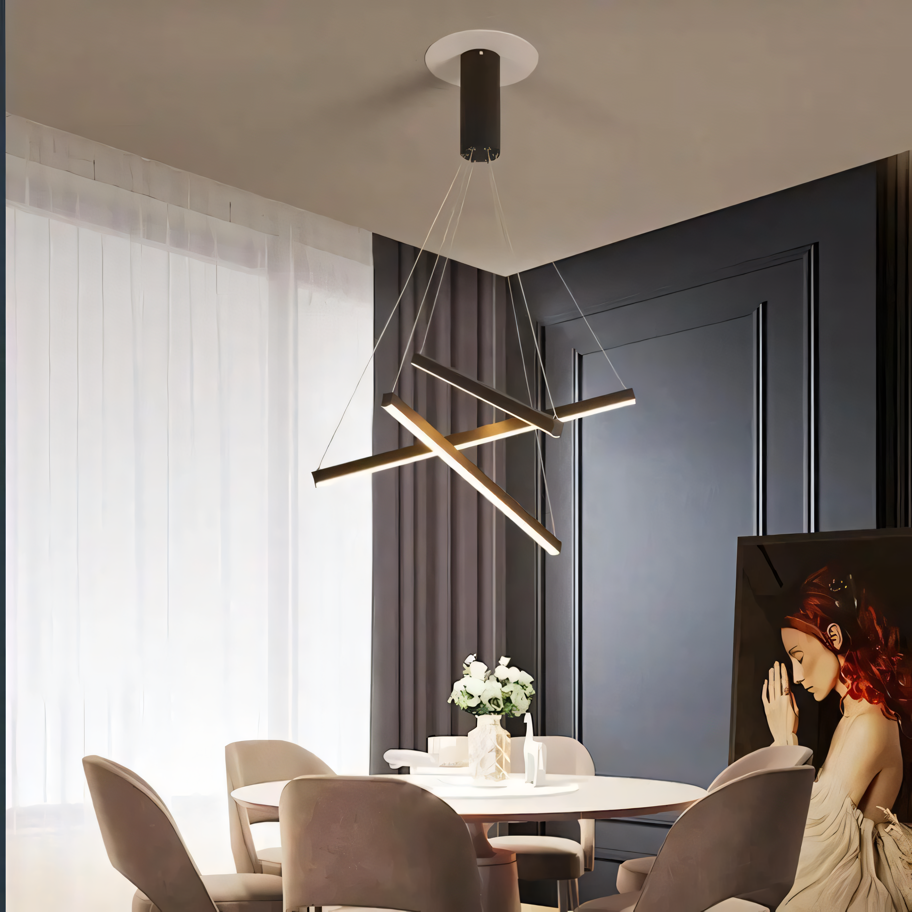 Nicodoz | Nested Bar Chandelier