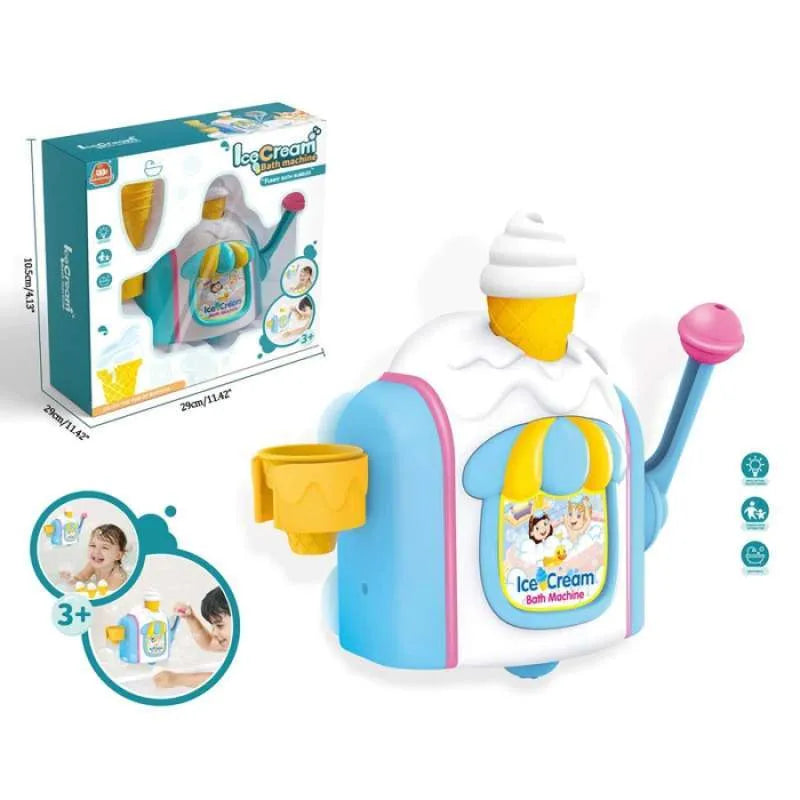 Ice Cream Bath Toy™ – Schaumstoff-Mobiles – Baden mit einer Seifenpumpe