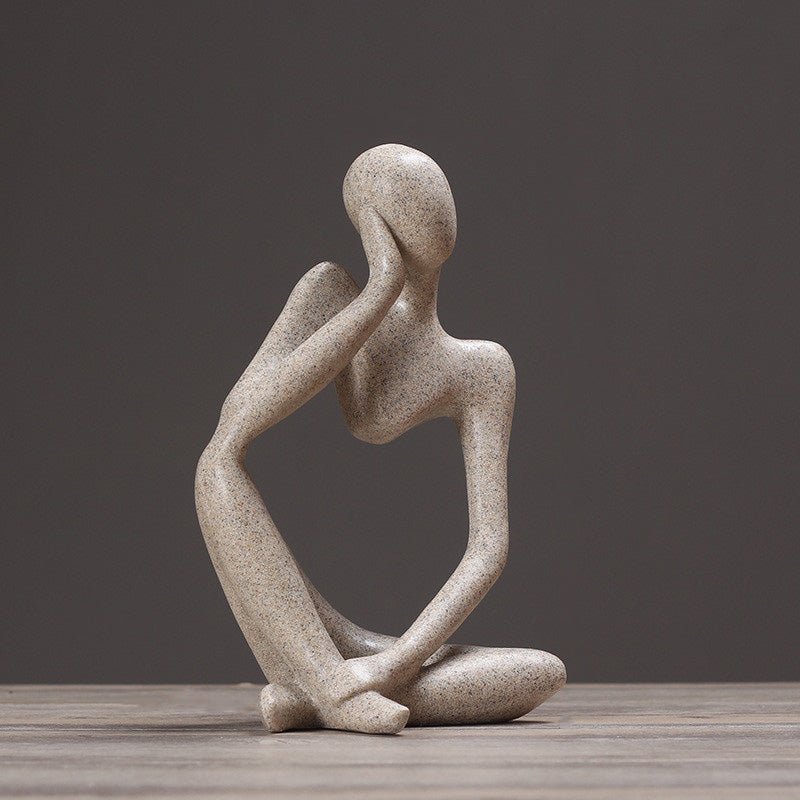 Nordic Abstract Thinker Statue