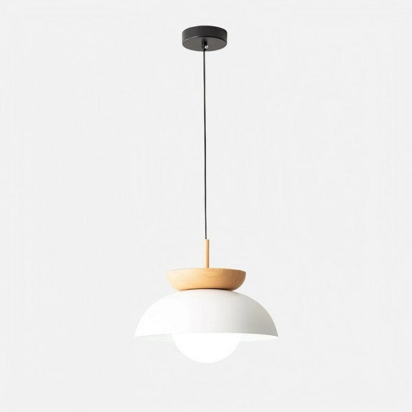 ElementBois - Lampada a sospensione nordica Half Wood