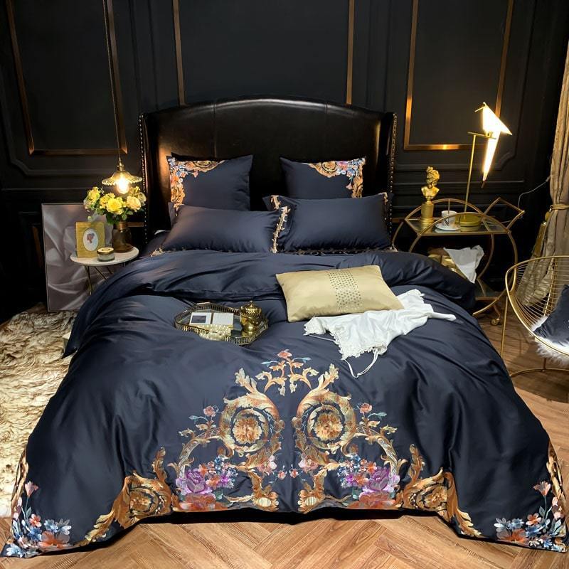 Onyx Empire Duvet Cover Set (Egyptian Cotton, 600 TC)