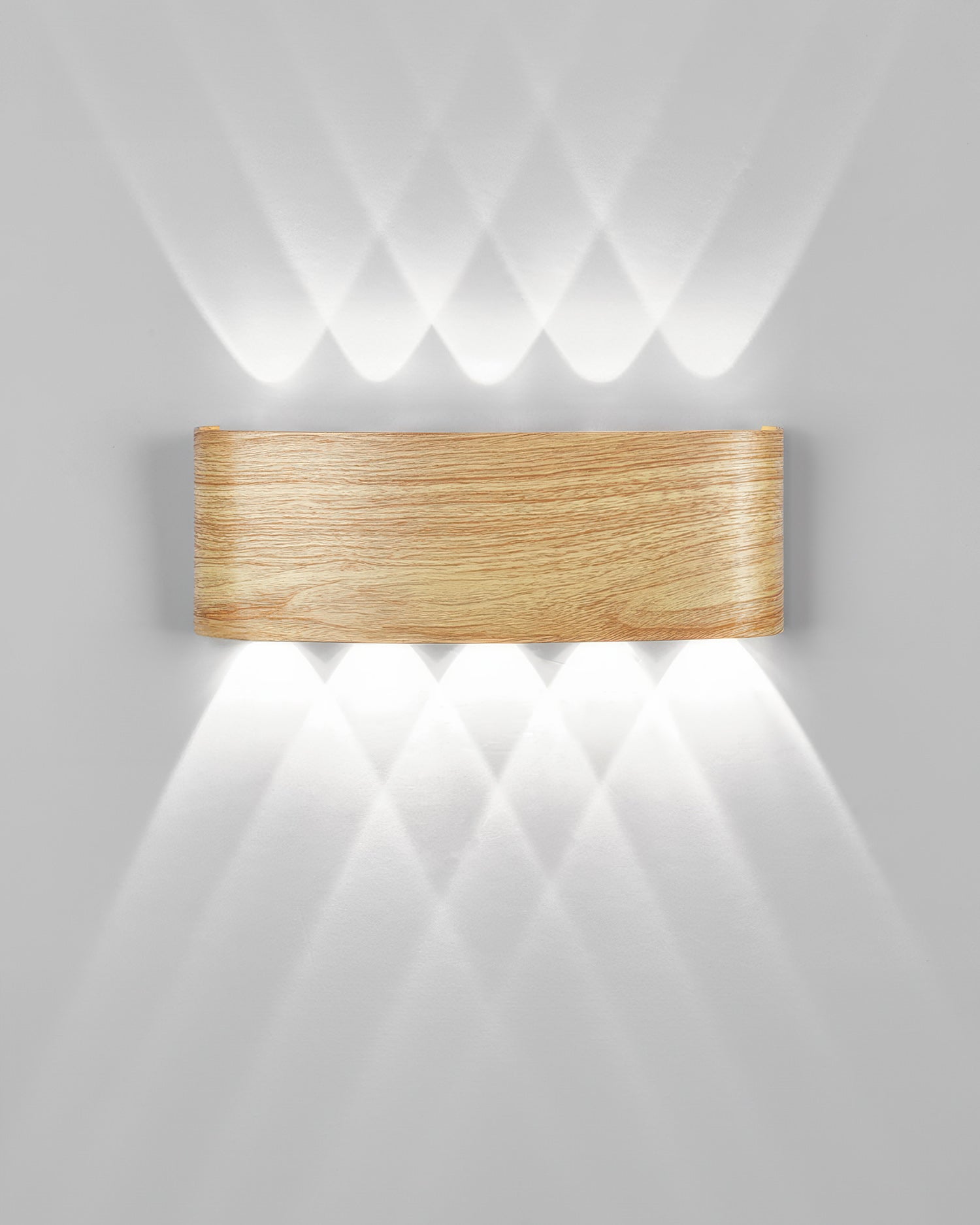 Aplique LED con veta de madera Lumina