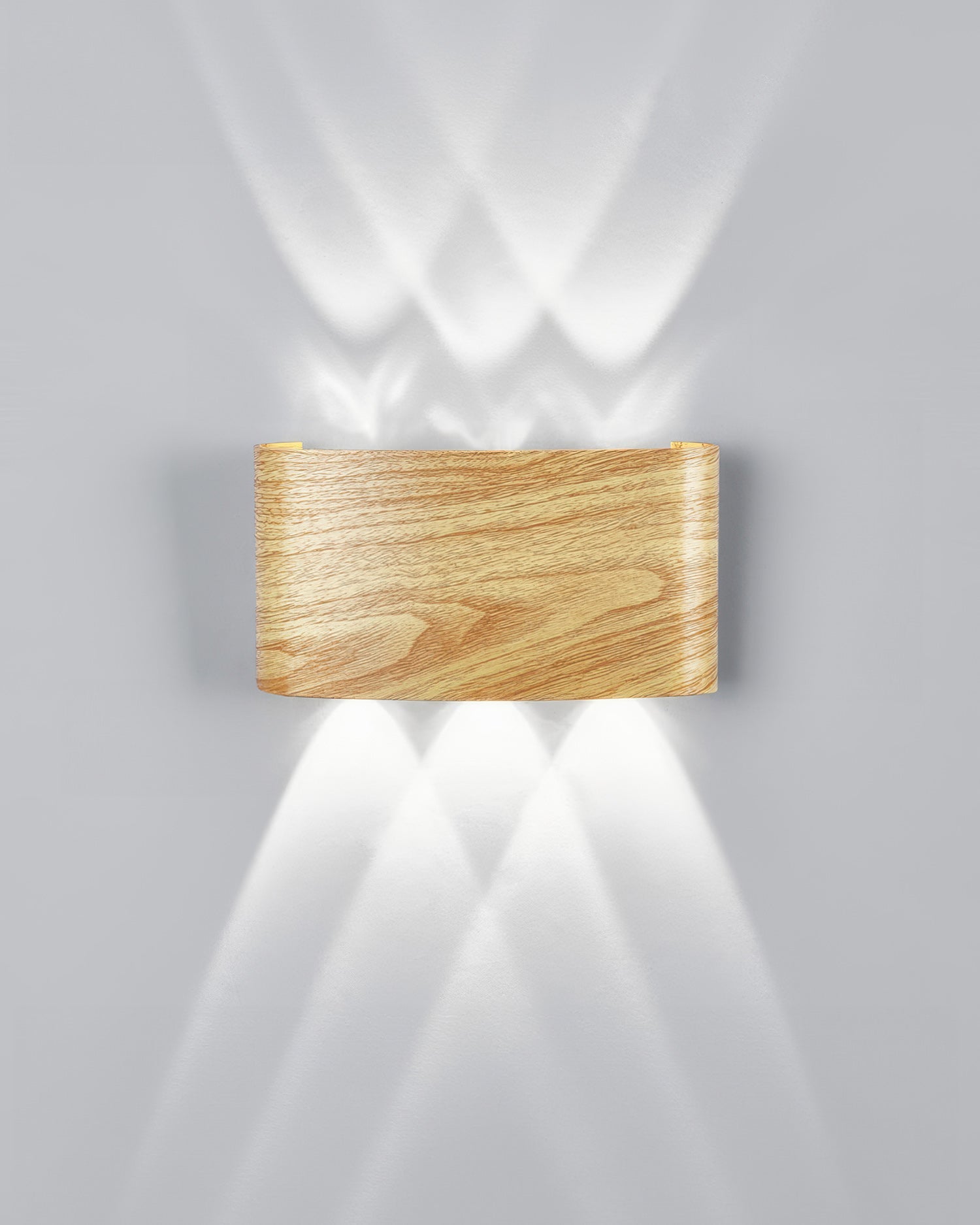 Aplique LED con veta de madera Lumina