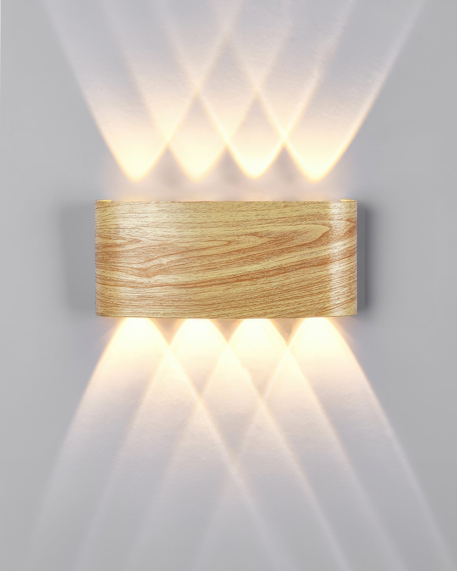 Aplique LED con veta de madera Lumina