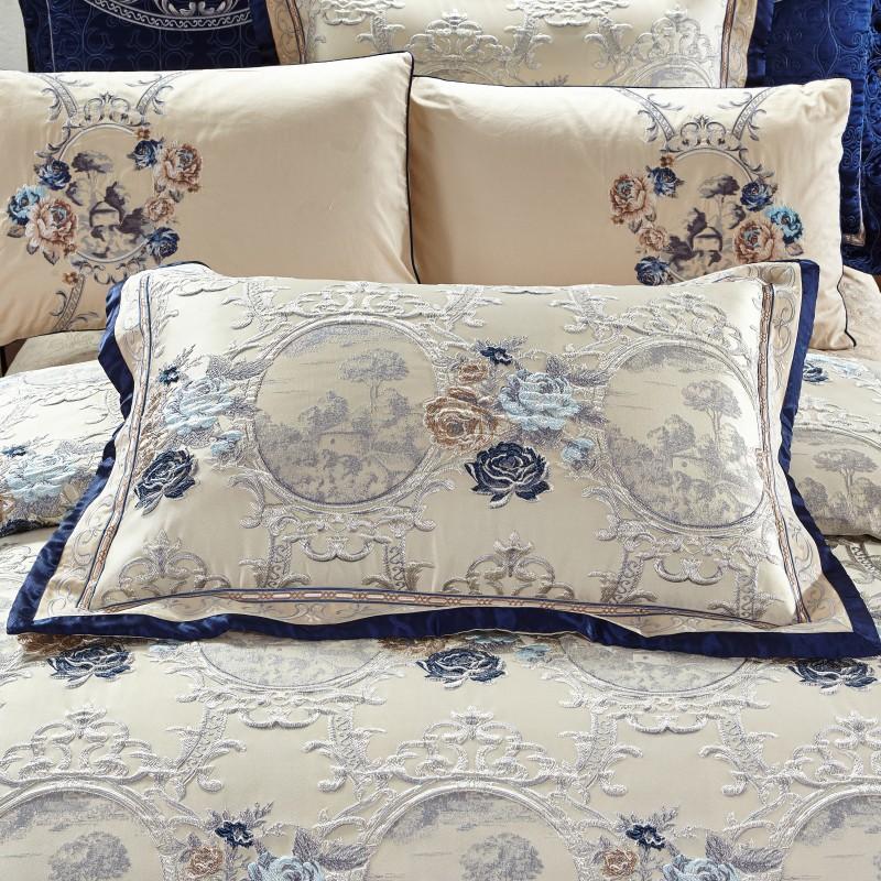 Orientaliskt jacquard lyxigt sängset (600 TC)