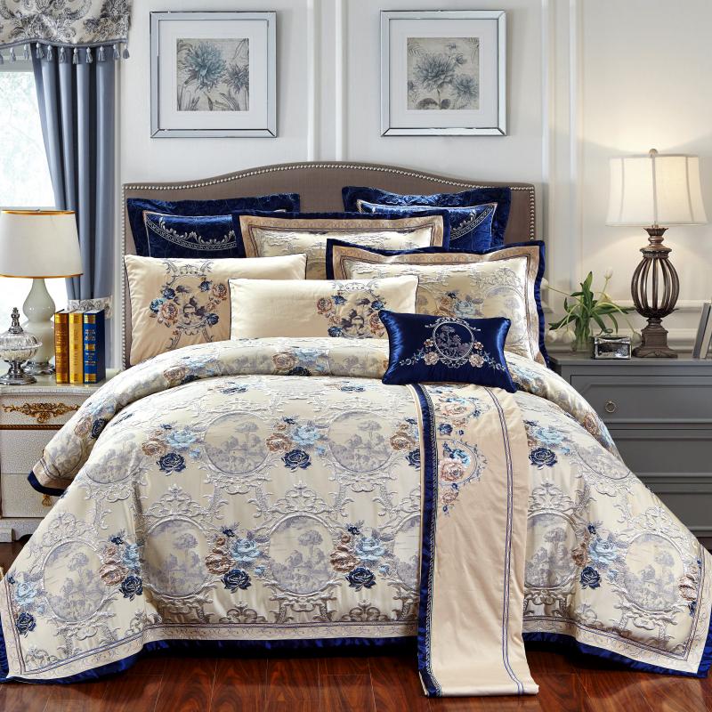 Juego de cama de lujo con jacquard oriental (600 hilos)