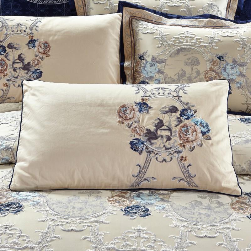 Orientaliskt jacquard lyxigt sängset (600 TC)