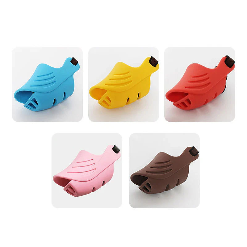 Muselière pour chien - Silicone souple aux couleurs vives