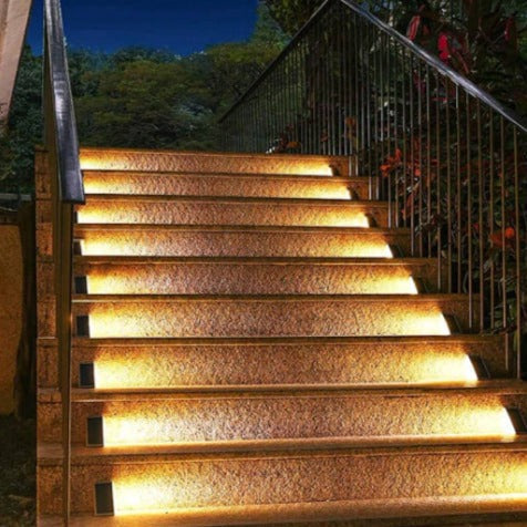 GlowGuard Solar Stair Lights – Outdoor LED Safety & Accent Lighting