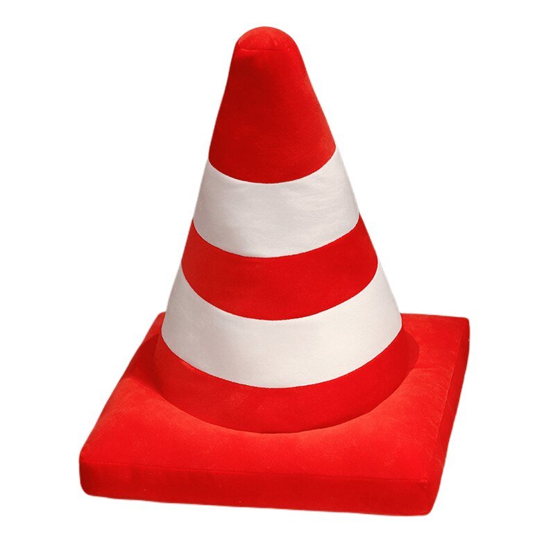 Plysj 'Traffic Cone' koselig pute