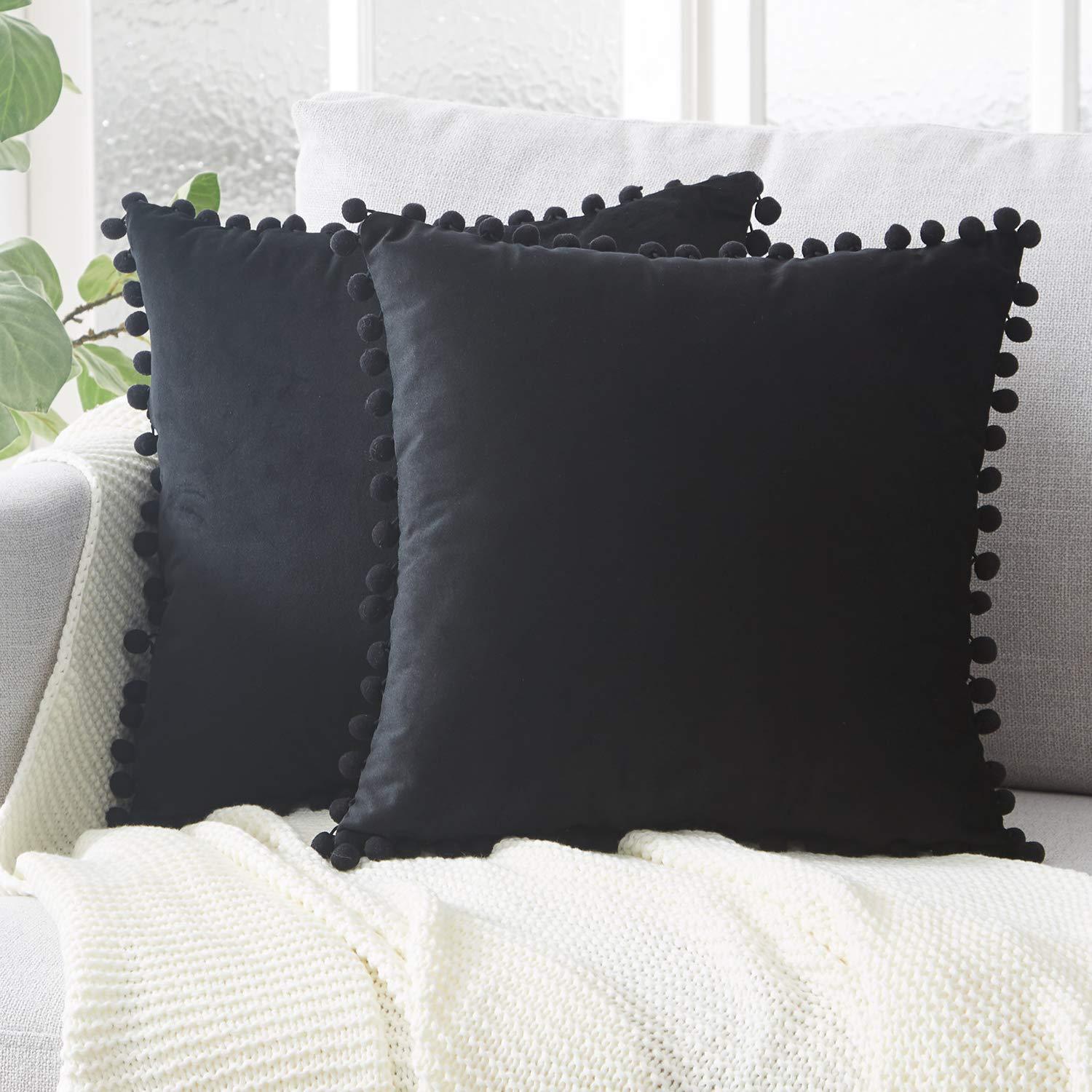 Pom Pom Cushion Covers