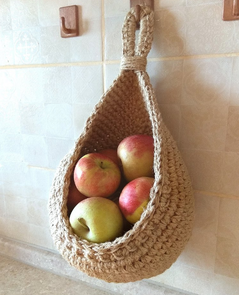 Paniers muraux suspendus pour fruits et légumes